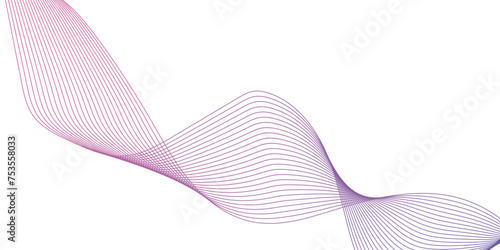 Abstract blend wave lines and technology background. Background lines wave abstract stripe design. White background, mesh abstract, vector gradient line soft blend.