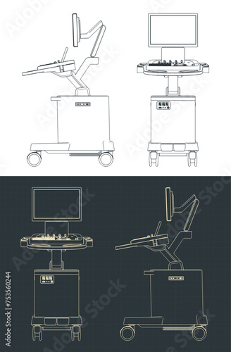Ultrasound machine blueprints
