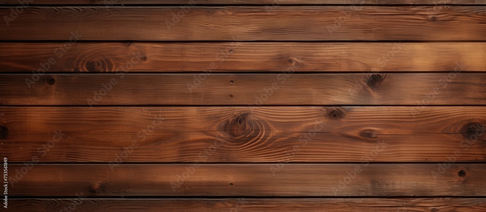 Naklejka premium Brown Wooden Texture Background
