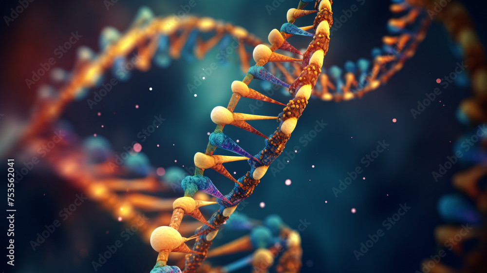 Genetic bioenhancements evolve biology    . - obrazy, fototapety, plakaty 