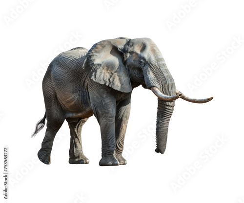 elephant isolated on white