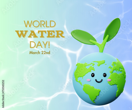 World water day celebration poster