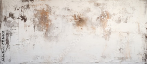 White Painted Old Wall Background Texture