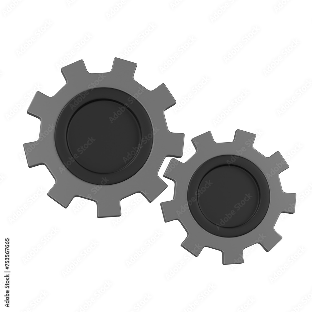 3d render  Setting illustration