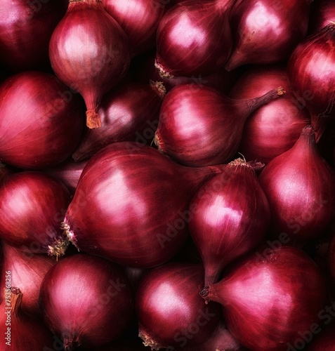 Organic onion. Background of red onion