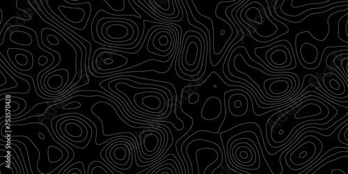 Black abstract background,topography,light spots,vector design,desktop wallpaper curved lines.topology earth map metal sheet soft lines iron plate. 
