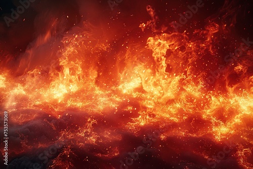 Vibrant fire texture background with intense flames. Fiery backdrop for dynamic designs.