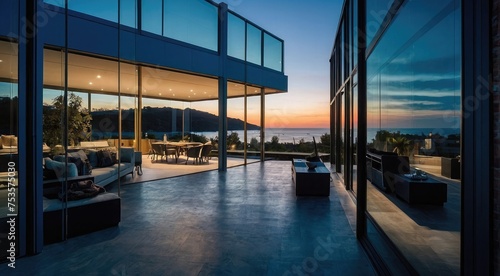Contemporary Living through Open-Concept Layouts Modern Villa © azait24