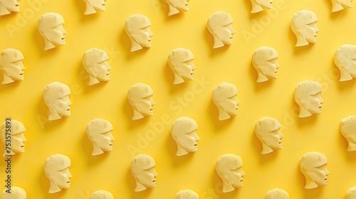 Seamless Texture of People's Avatars
