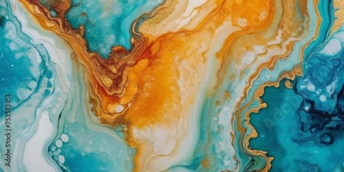Alcohol ink colours translucent marble texture background