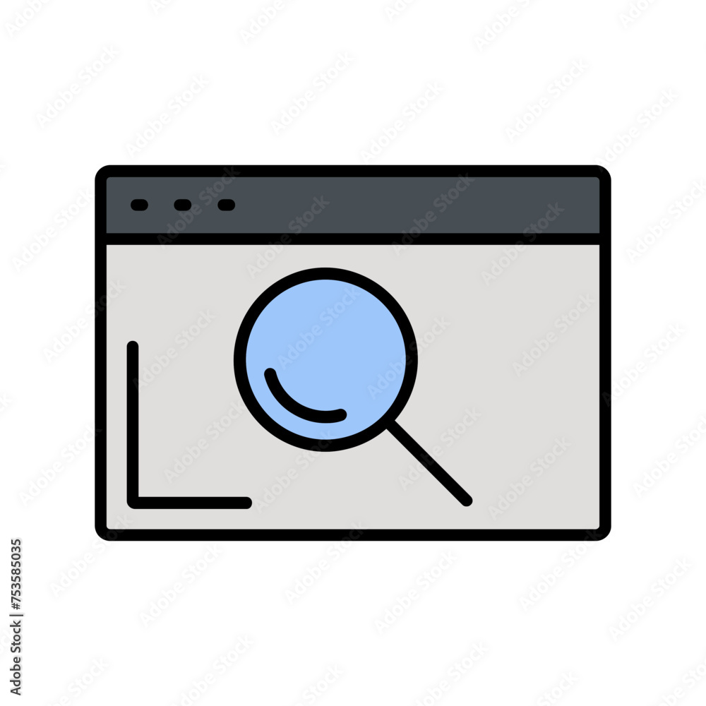 Browser Vector Icon Browser Vector Icon
