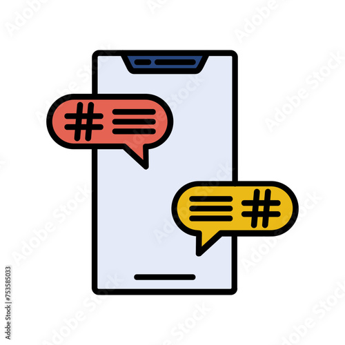 Hashtag Vector Icon