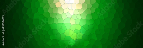 Glowing green color background, glass surface illustration, green backdrop
