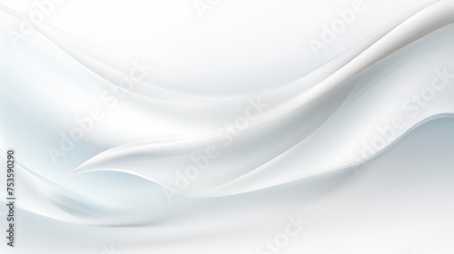 Serene white abstract minimalist delicate magical background with soft ethereal glow