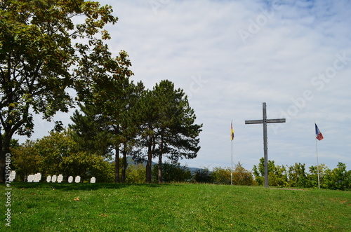 Cimetière militaire allemand 39-45 à Bergheim (Haut-Rhin - Grand-Est - France)