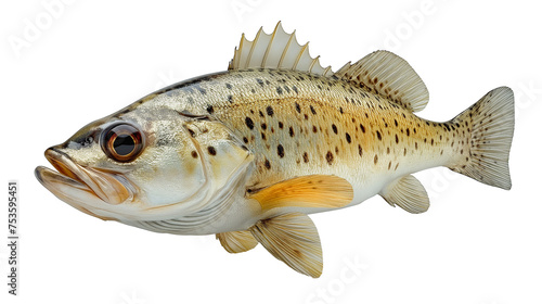Cod is centered on a white background. Image generated by AI