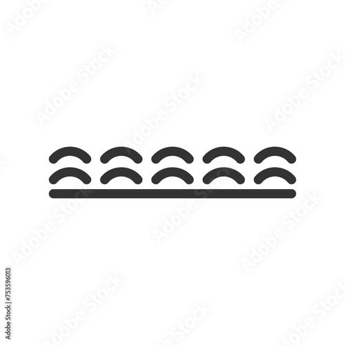 Black arrow pointer cursor, Arrow silhouette icon, Vector element isolated on white.