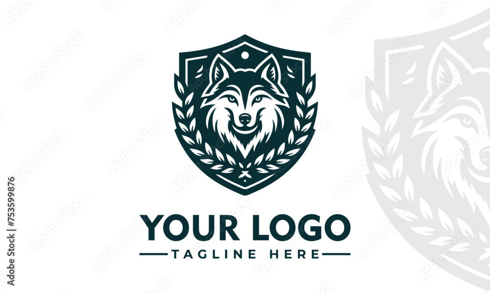 Vintage Wolf Logo Vector Design - Unique and Impactful for Business Identity