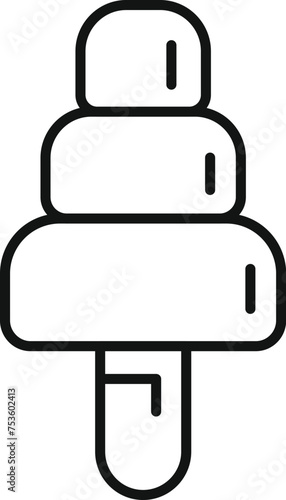 Ear plug equipment icon outline vector. Safety guard gear. Healthcare reduction