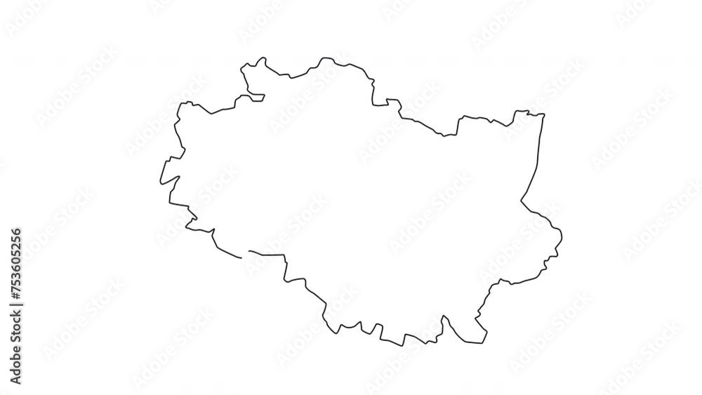animated sketch map of Wrocław in poland animated sketch map of Wrocław in poland