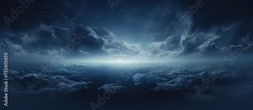 Dramatic Dark Clouds Rolling in the Sky - Moody Atmospheric Background with Stormy Weather