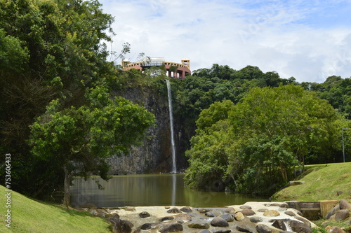 Queda de água do parque Tanguá em Curitiba
