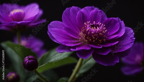 Close-Up of a Purple Flower © LL. Zulfakar Hidayat