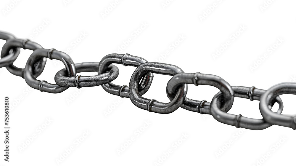 Obraz premium Chain PNG . stainless steel chain isolated. Metal chain PNG. Iron chain. Chrome chain PNG. Chain top view png. chain flat lay png