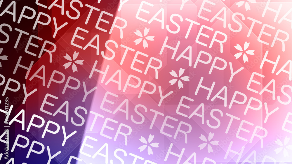 Happy easter text background festive and traditional easter card with creative and symbolic design Happy easter text background festive and traditional easter card with creative and symbolic design