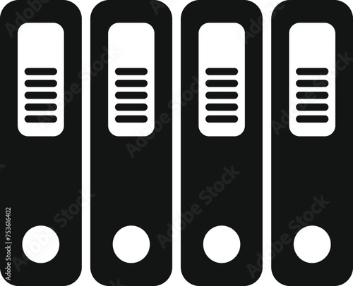 Folder laboratory research icon simple vector. Equipment study. Element quality