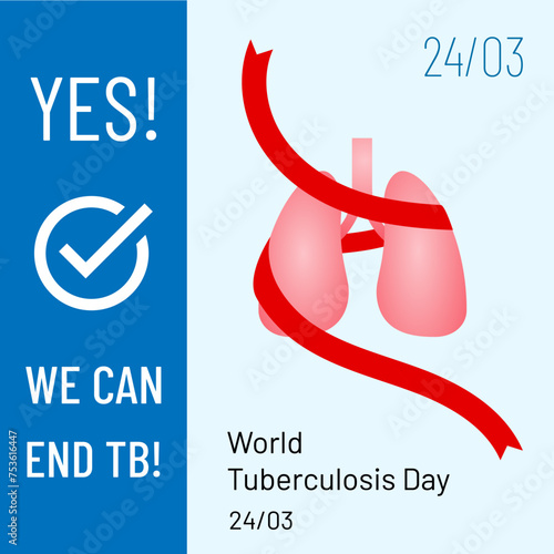 Design for World Tuberculosis Day, March 24.