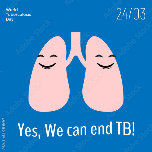 Design for World Tuberculosis Day, March 24.