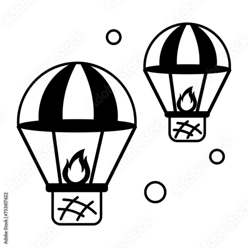 Check out this glyph sticker of cappadocia festival
