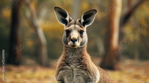 a cinematic and Dramatic portrait image for kangaroo