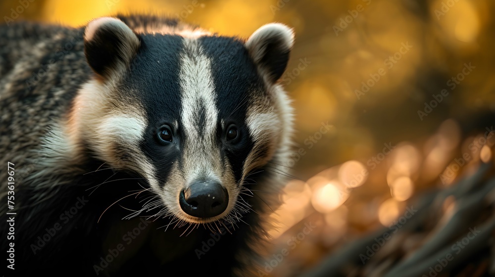 a cinematic and Dramatic portrait image for Badger a cinematic and Dramatic portrait image for Badger