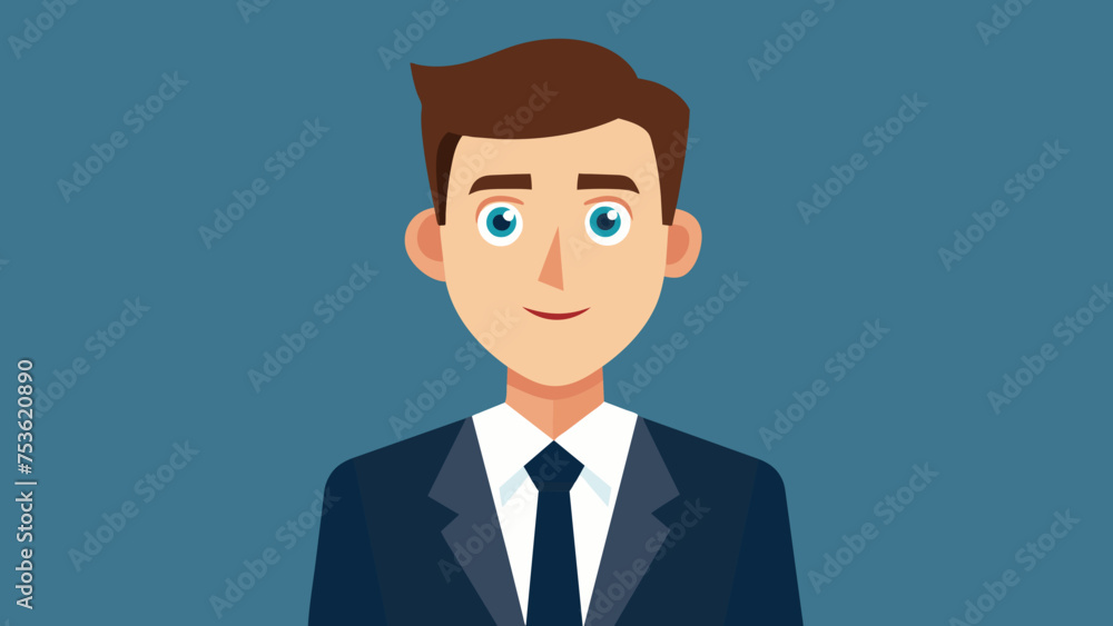 Business Man Character  Vector Art