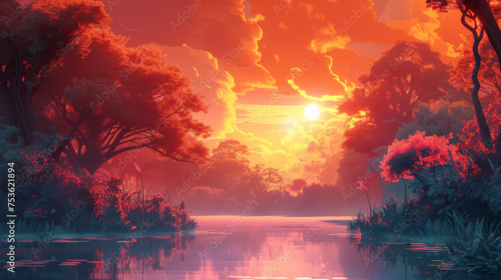 Digital Artistry: Stunning Scenes in Digital Illustration Digital Artistry: Stunning Scenes in Digital Illustration