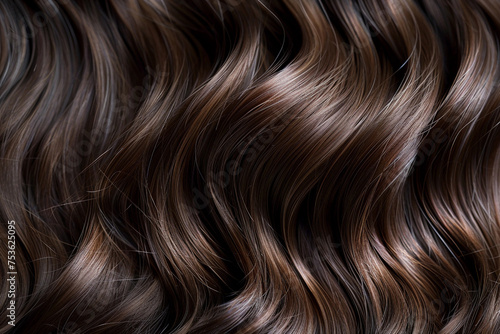 wavy brown hair texture background