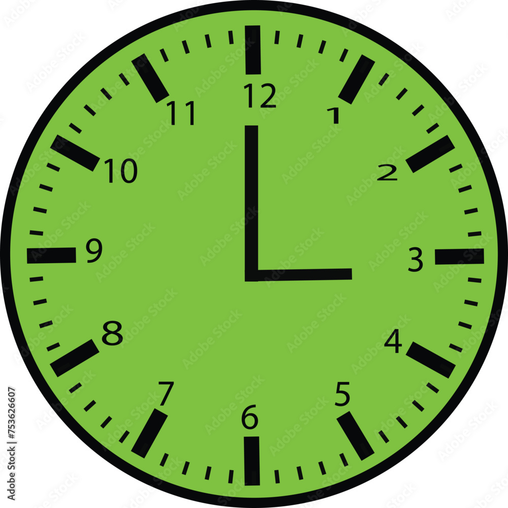 Wall clock showing seven o'clock time,Amazing beautiful wall clock isolated background ,Simple clock icon. Wall clock showing seven o'clock time,Amazing beautiful wall clock isolated background ,Simple clock icon.