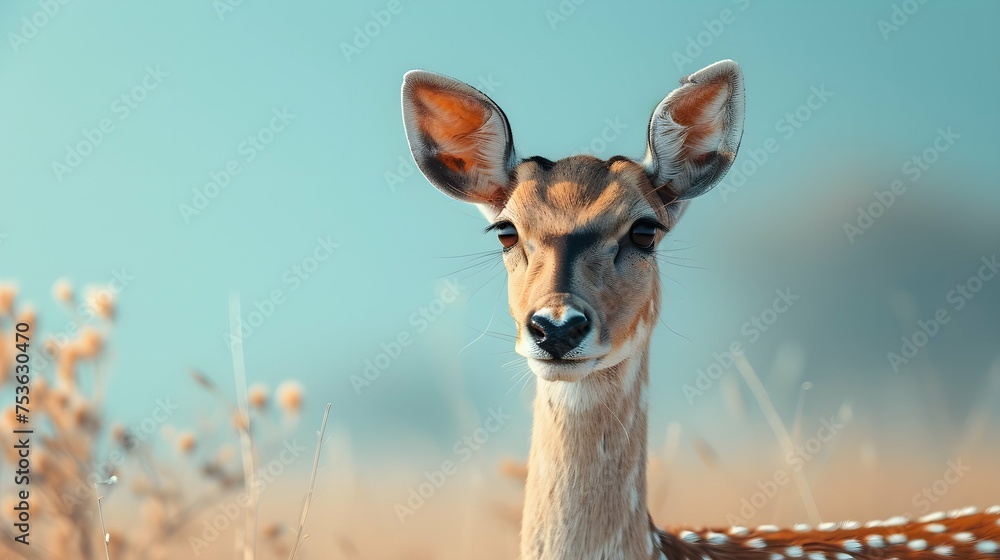 a cinematic and Dramatic portrait image for Gazella