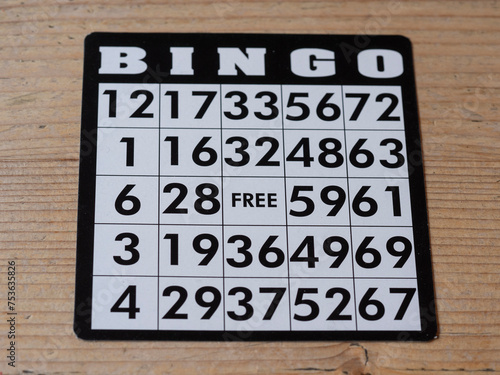 Bingo Scores on a Score Sheet