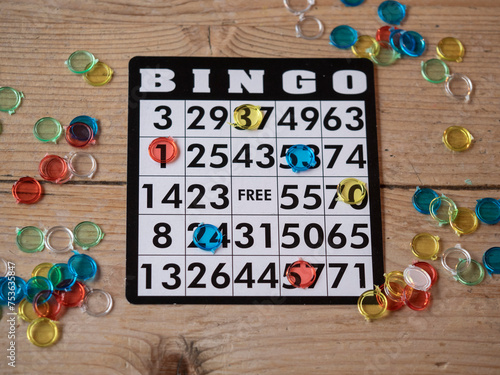 Bingo Scores on a Score Sheet