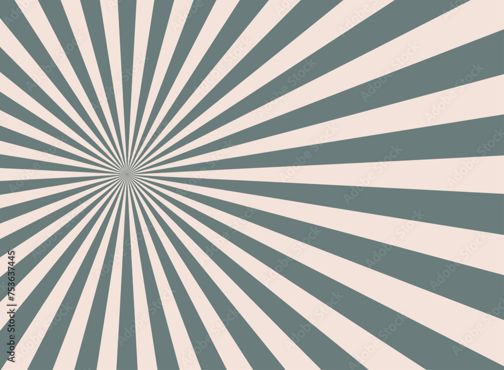 Obraz premium Sun rays Retro vintage style, Sunburst Pattern Background. Rays. Summer Banner Vector illustration