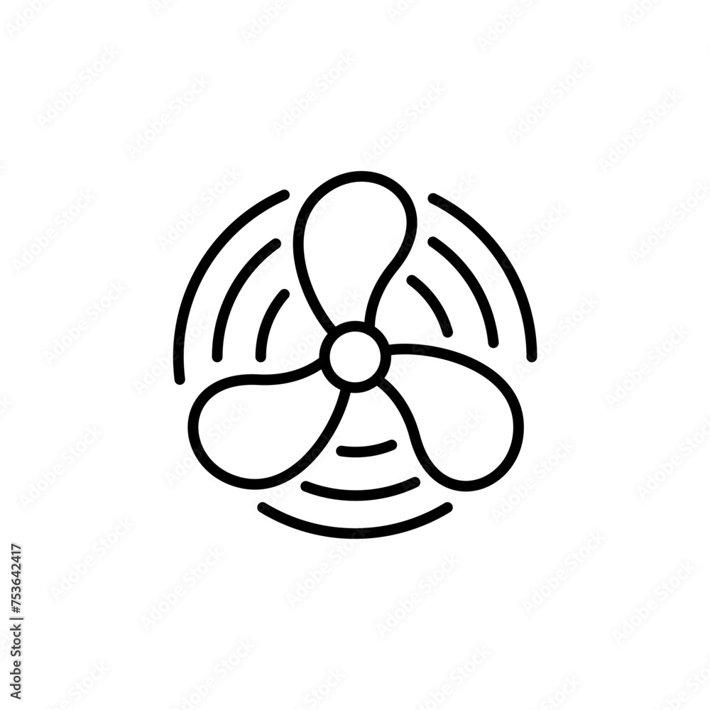 Air flow outline icons, minimalist vector illustration ,simple transparent graphic element .Isolated on white background Air flow outline icons, minimalist vector illustration ,simple transparent graphic element .Isolated on white background