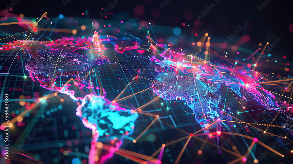 Neon Networks: A Futuristic View of World Trade