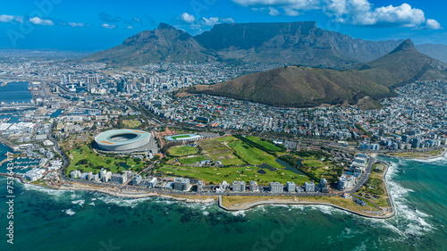Aerial of Cape Town photo