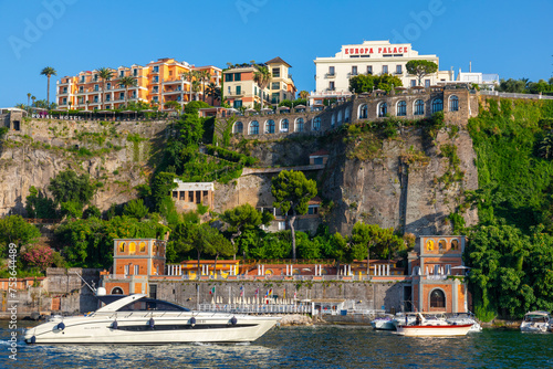 Pleasure boat, Sorrento, Bay of Naples, Campania, Italy photo