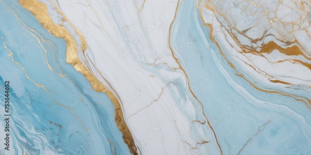 custom made wallpaper toronto digitalWhite and LIGHT blue AND GOLD marble textured background