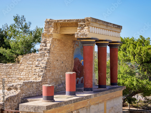 Palace of Minos, Knossos, Heraklion Region, Crete photo