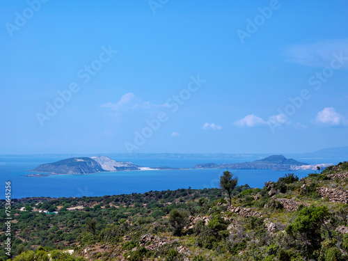 View towards Giali Island, Nisyros Island, Dodecanese photo